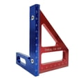 thumbnail image 2 of Regla Triangular de Inglete DYNWAVEMX Herramientas de Carpintero Regla de Medición de Múltiples Ángulos Azul Rojo Regla de Medición, 2 of 8