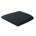 thumbnail image 4 of Fundas para sillas de comedor Macarena elásticas acolchadas protectoras de muebles lavables extraíbles Negro, 4 of 8