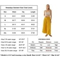 thumbnail image 5 of Amazhiyu Womens Wide Leg Palazzo Pants Flowy High Waist Casual Lounge Sweatpants for Summer, 5 of 6