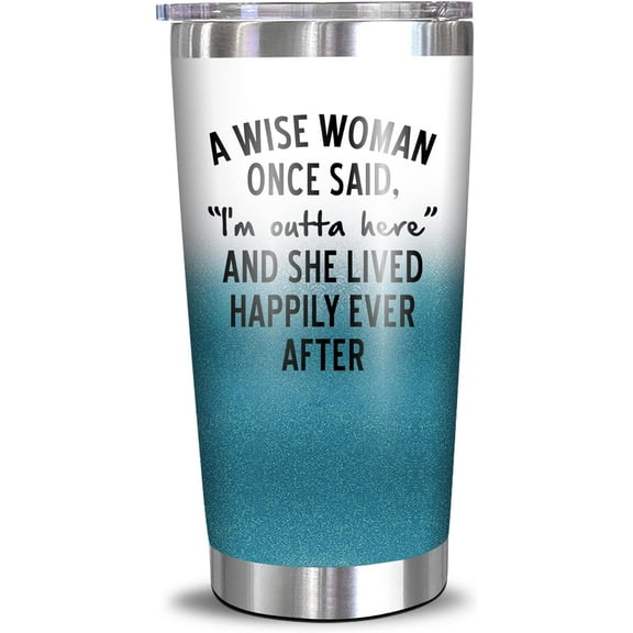 Retirement Gifts For Women 2024 - Happy Retirement Party Decorations - Coworker Leaving Gifts, Farewell Gifts, Goodbye Gifts For Coworkers, Friends - 20 Oz Tumbler