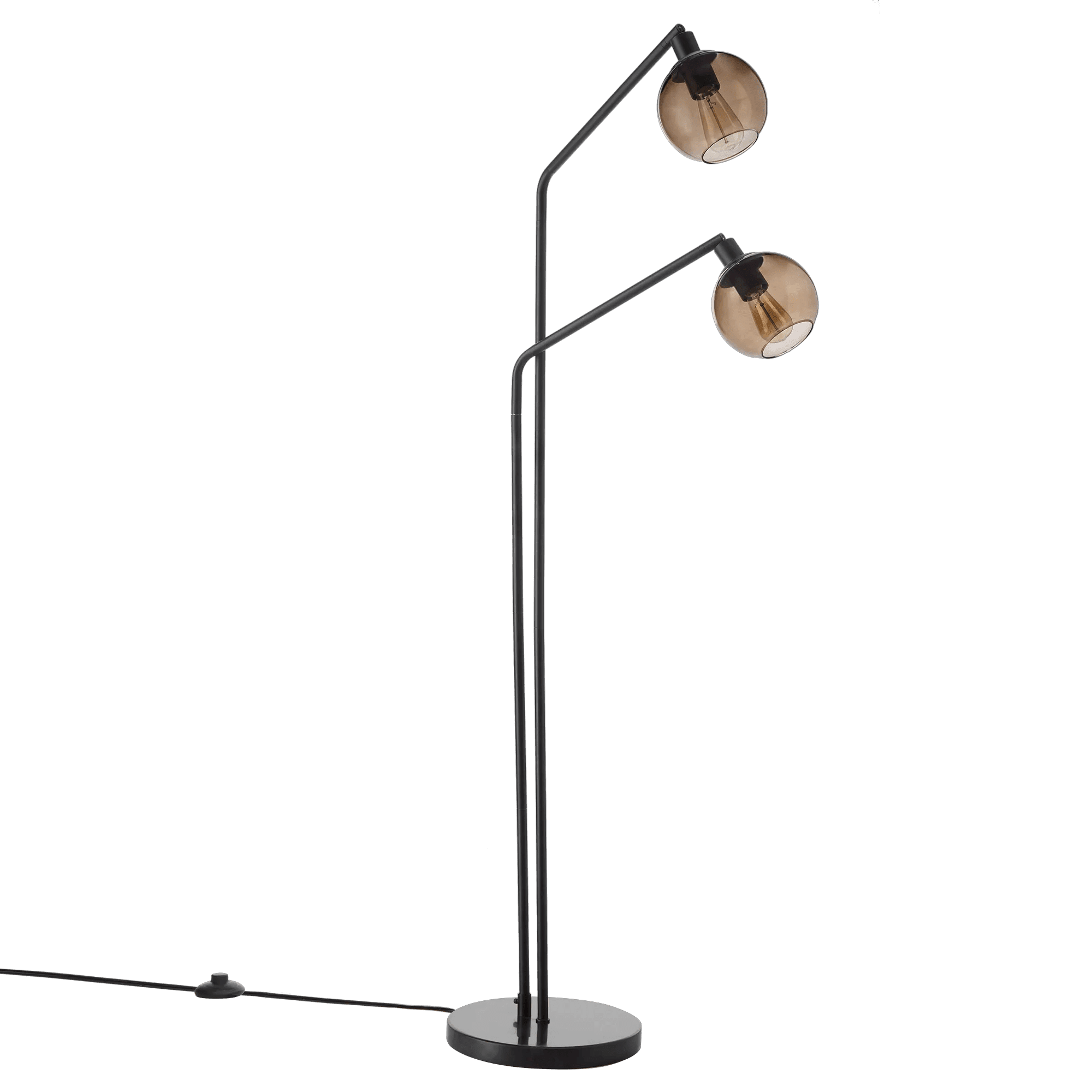 Bouclair Black 2-Head Glass Floor Lamp - Walmart.ca