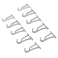 thumbnail image 3 of KAKOWELY 10 Pcs Supports Simples pour Tringle à Rideaux Fournitures pour Tringle à Rideaux Supports Modernes pour Tringle à Rideaux,4.57"X2.95"X0.67 Pouces, 3 of 5