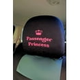 thumbnail image 4 of Yupbizauto Customized Personalized Passenger Princess Design Embroidery Car Seat Headrest Cover 1 Piece Proudly Design and Made in USA, 4 of 6