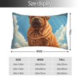 thumbnail image 2 of Kdxio Cotton Pillow Cases 14"x20" Pillowcases,Soft and Breathable Bedroom Pillow Cases-Sunshine Cloud Bulldog-No Pillow Core, 2 of 5