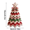 thumbnail image 4 of DIY Quilted Christmas Tree Kit - 3D Fabric Patchwork Christmas Tree Craft Set, Handmade Tabletop Holiday Decoration, Christmas Holiday Creative DIY Gift for Adults Beginners and Craft Lovers, 4 of 5