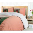 thumbnail image 5 of Ambesonne Rustic Duvet Cover Sets, Old Retro House Shutters, 2-Queen, Orange Green White, 5 of 7