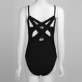 thumbnail image 6 of LiiYii Women's Camisole Bodysuit Ballet Dance Unitards Tank Tops Yoga Workout Gymnastic Leotard Dancewear Black L, 6 of 9