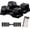 12.5lb Black Pair, variant on Pure Series Adjustable Dumbbell - 12.5/25/27.5/75lb - SINGLE UNIT or PAIR(check before purchase) - 5-in-1/ 10-in-1 / 21-in-1 Flexible Hand Weights for Home Gym, Strength Training & Fitness Workouts,