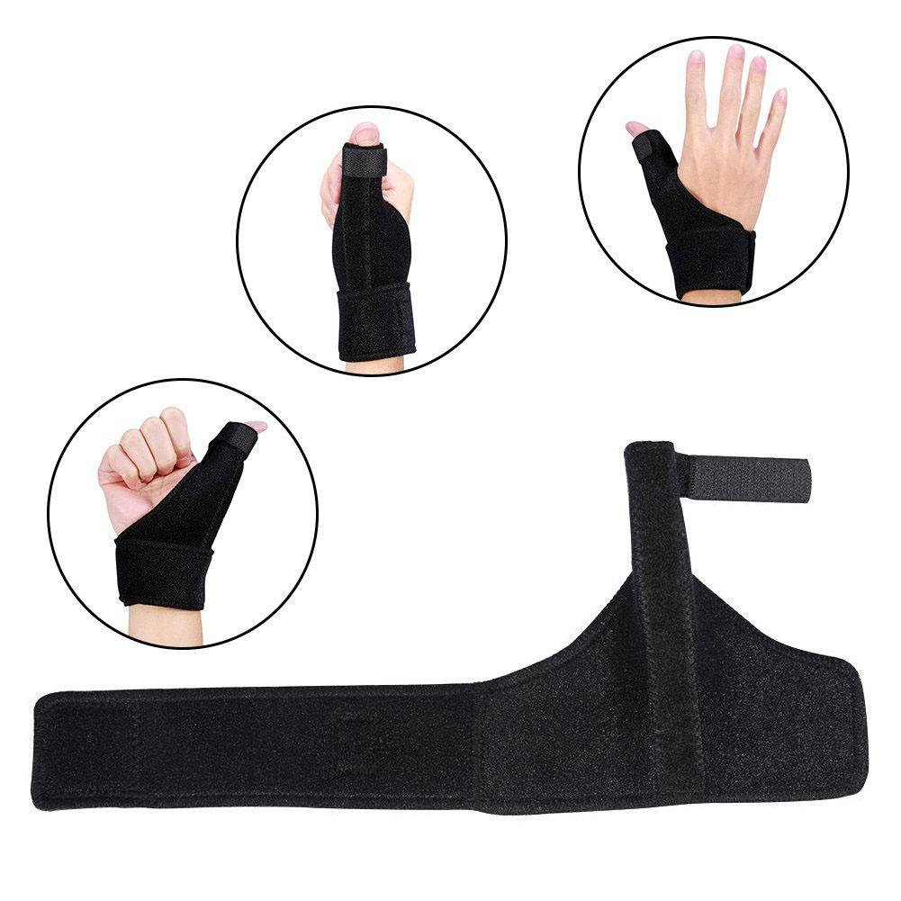 Sonew Adjustable Aluminium Finger Splint Hand Support Recovery Brace