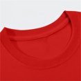 thumbnail image 4 of SGFCWSX Girls Short Sleeve T-Shirt, Kids Casual Print Cotton Crew Neck Top, Daily Summer Tees Red Size 2-4 Years, 4 of 7