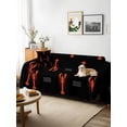 thumbnail image 3 of Red Shrimp Couch Cover Sofa Covers 3 Cushion Sectional Couch, Black Modern Art Coastal Nautical Washable Sofa Covers Slipcover Sectional Sofa Cover, Furniture Protector 71"x150", 3 of 9