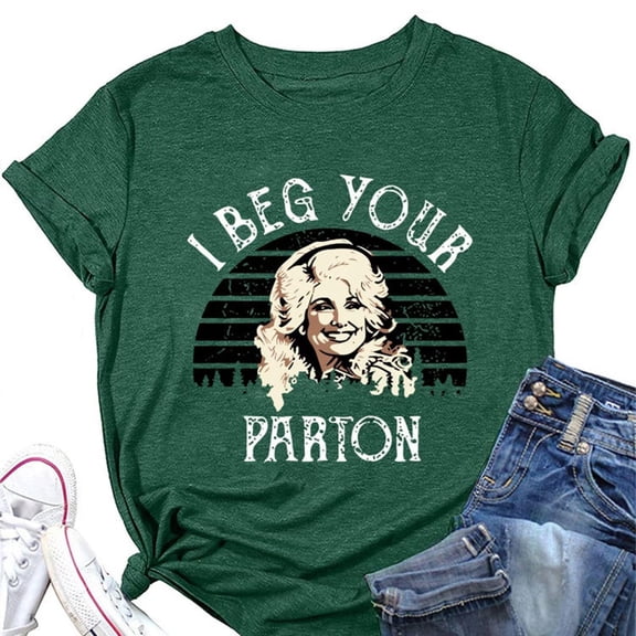 Country Music Legend Women T-Shirts I Beg Your Vintage Graphic Tee S-5XL