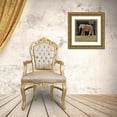 thumbnail image 3 of Ven Vertloh, Lisa 20x20 Gold Ornate Wood Framed with Double Matting Museum Art Print Titled - Elephant, 3 of 4