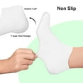 thumbnail image 7 of FITDON 6 Pairs Trainer Socks for Women and Men, Non Slip Ankle Socks Low Cut Cotton Liner Socks, White, 7 of 7