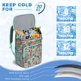 thumbnail image 6 of Travel Cooler Bag - Pioneer Flower Camping Beer Cooler Backpack with Bottle Opener- Waterproof Insulated Picnic Backpacks - Cooler Bag for Beach, 6 of 6