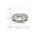 thumbnail image 6 of Stainless Steel Polished Textured Ring S:6, 6 of 6