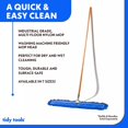 thumbnail image 6 of Tidy Tools Industrial Dust Mop for Floor Cleaning, Floor Mop Wood Handle, 30 Inch Cotton/Nylon Head, Blue, 6 of 8
