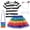 B, variant on Rainbow Tutu Dress Halloween Costume with Headband and Bag Dress Up 3-8Y