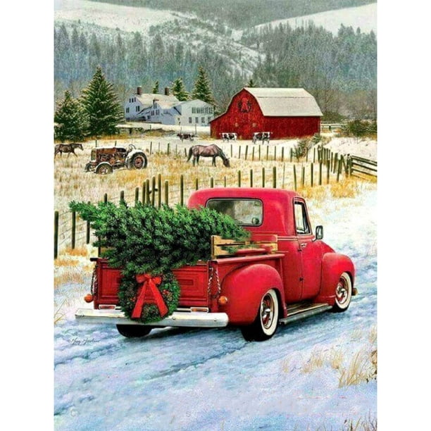 Diamond Painting (DB5691) 5D DIY Car Square Rhinestone Picture Kit (A358) 30x40cm Hugtrwg Para estrenar