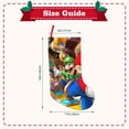thumbnail image 3 of Lsque Mario Pattern 18 Inch Christmas Stockings, Festive Holiday Stocking for Christmas Decorations Holiday Decor, 3 of 8