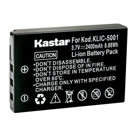 Kastar 1-Pack Battery Replacement for Sanyo DB-L50 DBL50 Battery Sanyo Xacti DMX-TH1 Xacti DMX-WH1 NV-SB570DT NV-SB360DT Xacti VPC-FH1A Xacti VPC-TH1 Xacti VPC-TH2 Xacti VPC-VH1 Xacti VPC-WH1