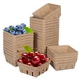 thumbnail image 1 of Cesta de bayas de papel de 50 piezas Bandeo de frutas para el hogar Cesta de fruta de bayas Canasta de pulpa de papel, 1 of 6