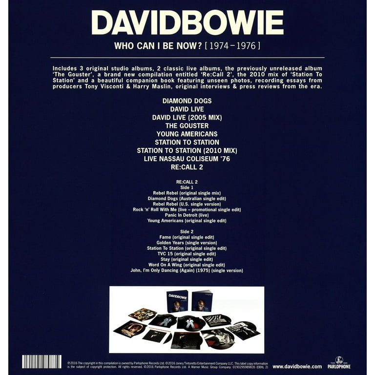 David Bowie - Who Can I Be (1974 To 1976) Vinyl -
