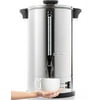 SYBO Commercial Grade Stainless Steel Percolate Coffee Maker Hot Water Urn, 100 CUP 16L
