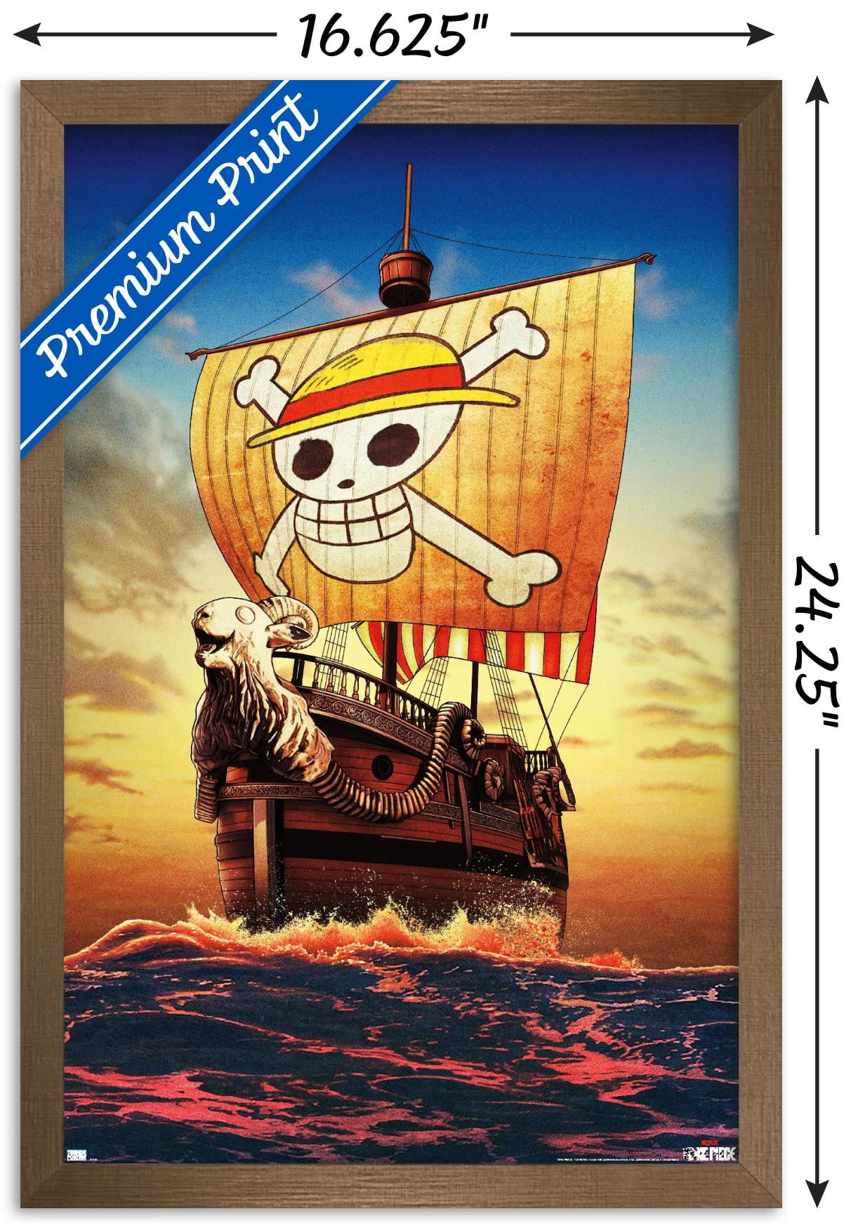 One Piece Under Water Going Merry Poster for Sale by DaturaSnake