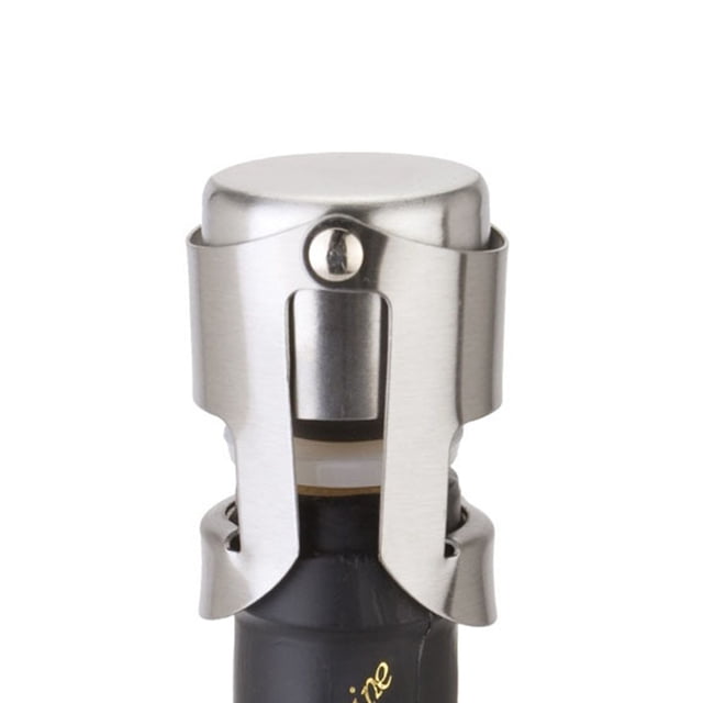 Cateissary Hebilla tapón de botella de vino protector sellador tapón protector sellador licor cerveza tapón bebida tapón inoxidable Barra de herramientas