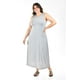 thumbnail image 5 of Maxi vestido con strech Roman Fashion /Tallas Extras, 01797 (Gris) gris 36, 5 of 6
