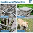thumbnail image 5 of 100 ft Stainless Steel Garden Hose with Rubber Grip, 5 of 6