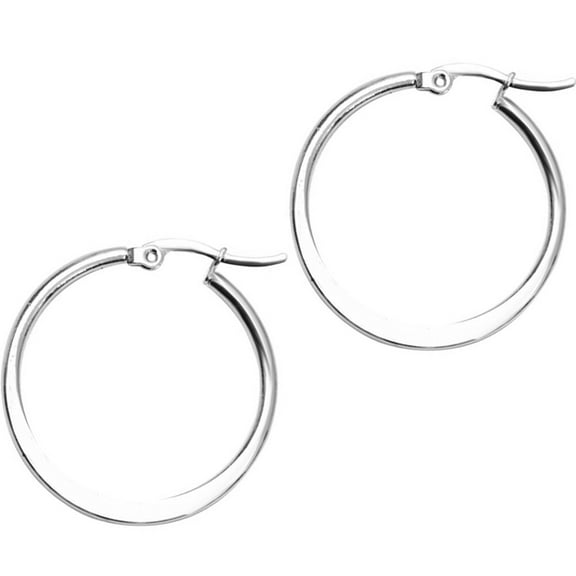 FOLOYORI Retro Style Earrings Silver 1 Pair 1.2X1.2X0.4In