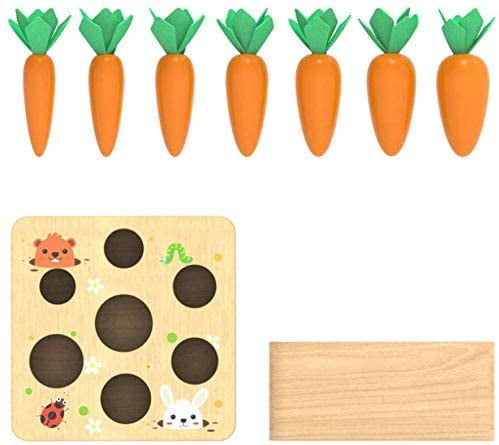 Counting Puzzle Game Carrots Harvest 