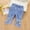White, variant on Baby Girls Capri Denim Pants Toddler Kids Pants Jeans Soft Elastic Waist Denim Pants Kids Pants Girls Size 3-4 Years