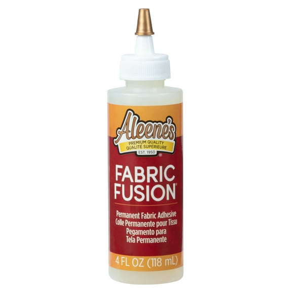 Aleene's® Fabric Fusion Glue 4 fl oz, Permanent Fabric Adhesive