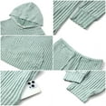 thumbnail image 5 of UVN Two Piece Outfits for Women Long Sleeve Hoodies Tops And Pants Pajamas Sets Casual Fall Winter Lounge Set with Pockets, 5 of 8
