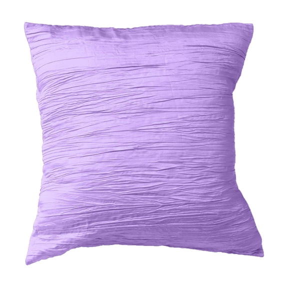 Crushed Taffeta Decorative Throw Pillow/Sham Cushion Cover Lavender