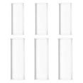thumbnail image 1 of RENACLIPY 6Pcs Clear Glass Guitar Slide for Electric Acoustic Guitar Enhanced Control Finger Slider, 1 of 8