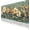 Art Nouveau, variant on Desk Pad, Boho Minimalist Flowers XXL Gaming Mouse Pad with Stitched Edges,Non-Slip Waterproof Rubber Base Large Desk Mat for Keyboard and Mouse 35.4"x15.7"