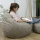 thumbnail image 4 of Bolsa de frijoles impermeable Sunnimix Funda para sil Adultos Suave Bolsa de frijoles Sofa Gris, 4 of 8