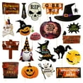 thumbnail image 1 of Abaodam 20PCS Halloween Photo Booth Props Sign Kit Halloween Selfie Props Party Decoration, 1 of 7