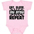 thumbnail image 3 of Inktastic Eat, Sleep, Jiu Jitsu, Repeat Boys or Girls Baby Bodysuit, 3 of 5