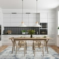 thumbnail image 3 of SIXHOME 5'x7' Area Rugs for Living Room Modern Abstract Area Rugs Machine Washable Rugs Distressed Rugs Bedroom Dining Room Kitchen Carpet Navy Blue, 3 of 7