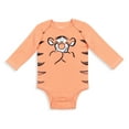 thumbnail image 3 of Disney Winnie the Pooh Newborn Baby Boys 5 Pack Long Sleeve Bodysuits Multicolored Newborn, 3 of 5