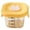 D, variant on FSAGAE Glass Food Storage Container 230 ml with Silicone Lid Leakproof for Baby Food and Dressing Yellow 10.5x10.5x7.5 cm`