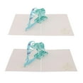 thumbnail image 4 of GUOOL 3D Up Greeting/Invitation Cards Postcards Baby Shower Souvenirs a Boy/Girl Gift Message Card - Bule, as described, 4 of 9