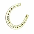 thumbnail image 2 of 4'' Lovely Wall Hanging Horse shoe Vintage Good Luck Brass Naal Home Decor Gifts, 2 of 4