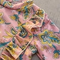 thumbnail image 6 of GYRATEDREAM Toddler and Little Girls Floral Print Rash Guard Sets with Bikini Bottoms Swimwear 3-9 Years, 6 of 11