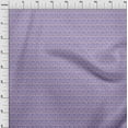 thumbnail image 4 of oneOone Cotton Poplin Twill Violet Fabric Abstract Floral Craft Projects Decor Fabric Printed By The Yard 56 Inch Wide, 4 of 4